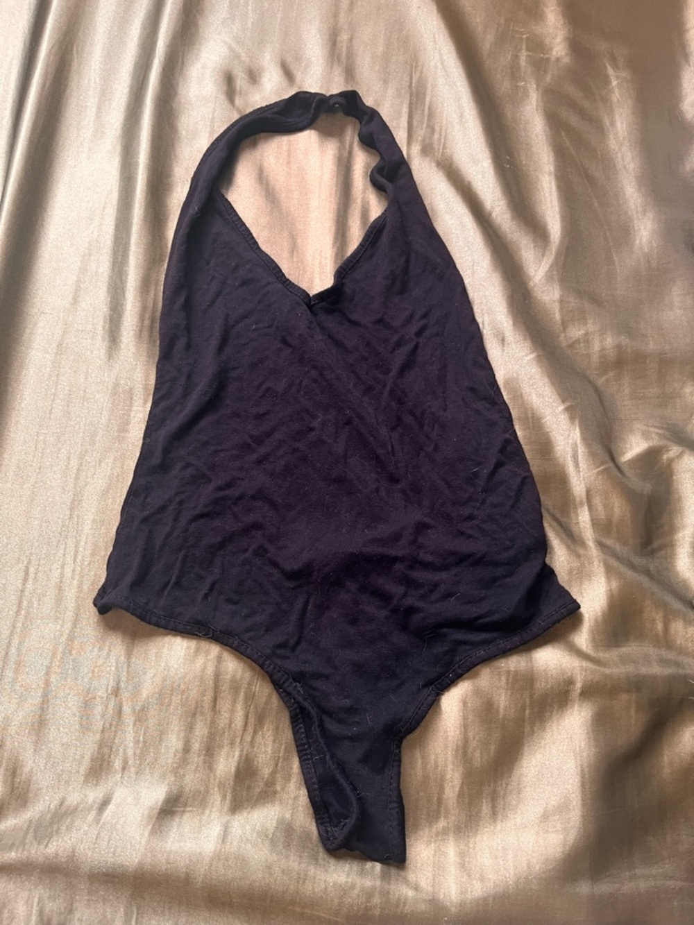 Black Halter bodysuit